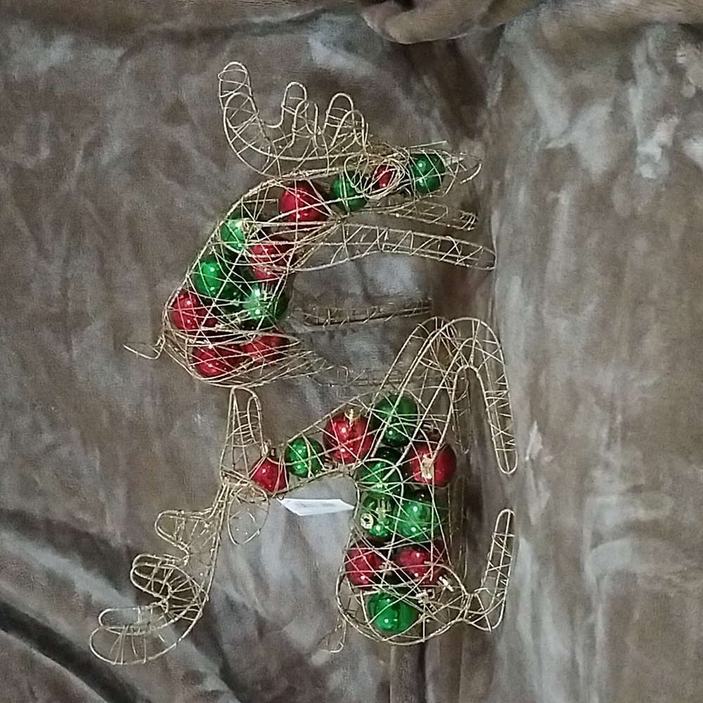 Home Decor Christmas Raindeer Pair